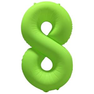 40" Цифра "8" Неон Green / Китай 1207-6150