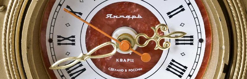 Ремонт советских часов Янтарь