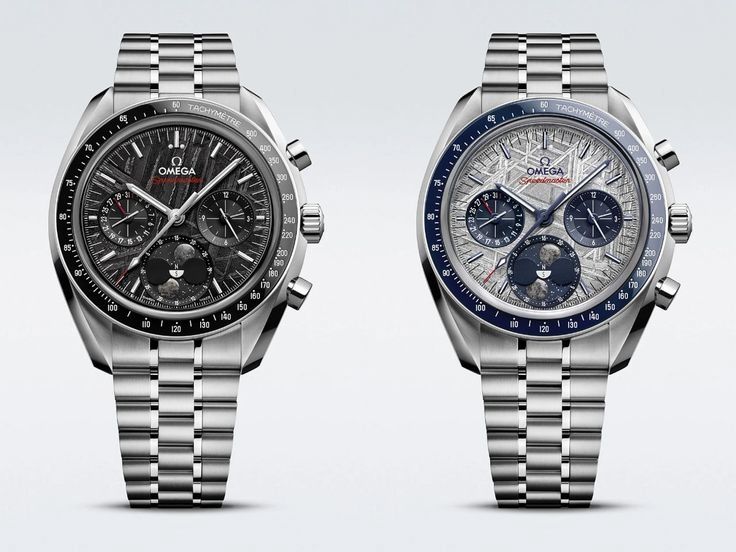 Изучаем дизайн часов Omega Speedmaster Moonphase Meteorite.