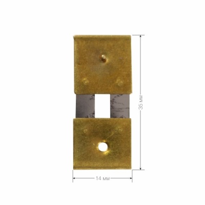 Пружина маятника настенных часов (разрезной пендельфедер) 35х14х0,09