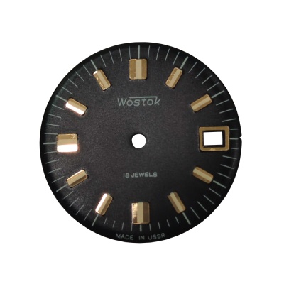 Восток циферблат черный 2 