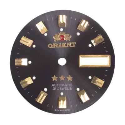 Циферблат Orient коричнево-серый