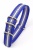 Ремешок нейлоновый для часов 22 р-р Blue-grey-white