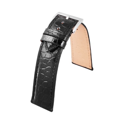 Ремень для часов Crocodile 24 р-р 01S- Black- XL 