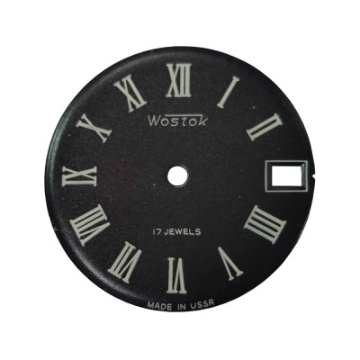 Восток циферблат черный 