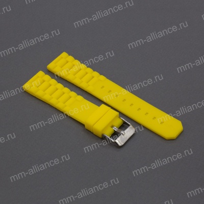 Ремень силиконовый S-252 (10) 18 р-р желтый