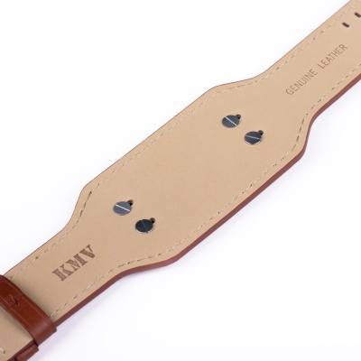 Ремень KMV S-37, напульсник, 22 мм, d.brown-XL