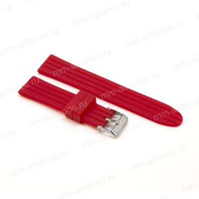 Ремень силиконовый S-255 (06) 22 р-р красный