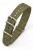 Ремешок нейлоновый для часов 22 р-р D.green