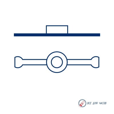 Пружина поджима хронографного колеса 8290.7750 ETA 7750 