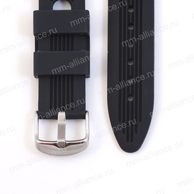 Ремень силиконовый C23322 22 р-р черный