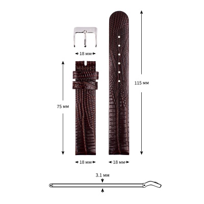 МН-11 коричневый 16мм 1000х1000 5 18мм