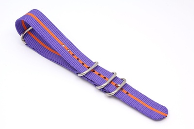 Ремешок нейлоновый для часов 22 р-р Blue- Red