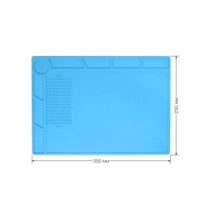 Коврик антистатический 250х350мм (синий) (2)