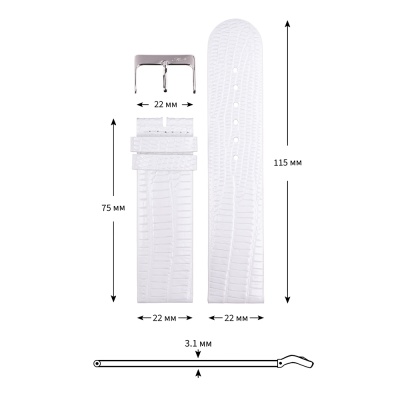 МН-11 белый 22мм 1000х1000 5 22мм