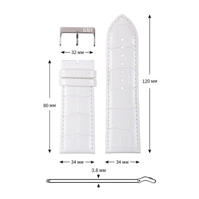 КМВ-11 белый 30мм 1000х1000 5 34мм