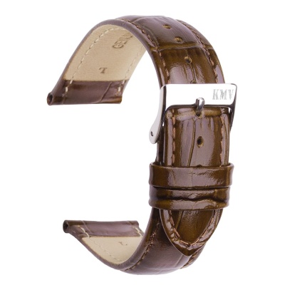 Ремень KMV S-11, 18 мм, Темно-коричневый, толщина 3.8 мм,L