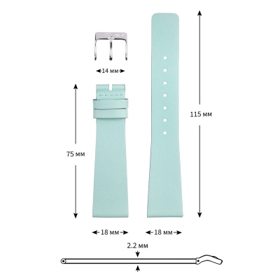 МН-40 бирюза 1000х1000 4 18мм