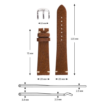 КМВ-7 тан узкий 5 20мм