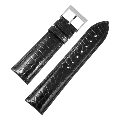 Ремень для часов Crocodile 24 р-р 01S- Black- L 