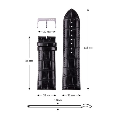 КМВ-11 черный 30мм ХЛ 1000х1000 5 32мм