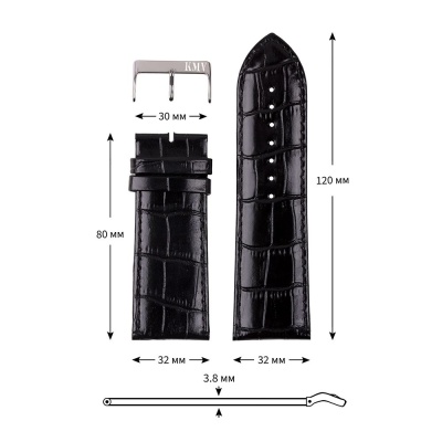 КМВ-11 черный 30мм 1000х1000 5 32мм