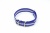 Ремешок нейлоновый для часов 22 р-р Blue-grey-white