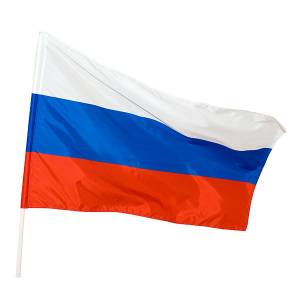 Флаг тканевый триколор 90*135