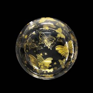 Bubble Deco 18" Бабочки золотые (Китай) /5514193