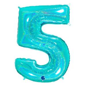 Цифра "5" - Тиффани голография в упак. /Grabo                     