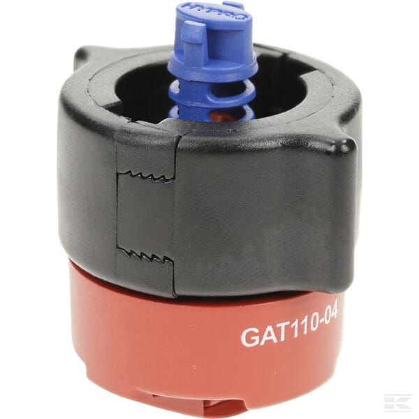 Форсунка плоская веерная двойная Guardian AIR Twin 110° 04, красная, пластиковая, Hypro