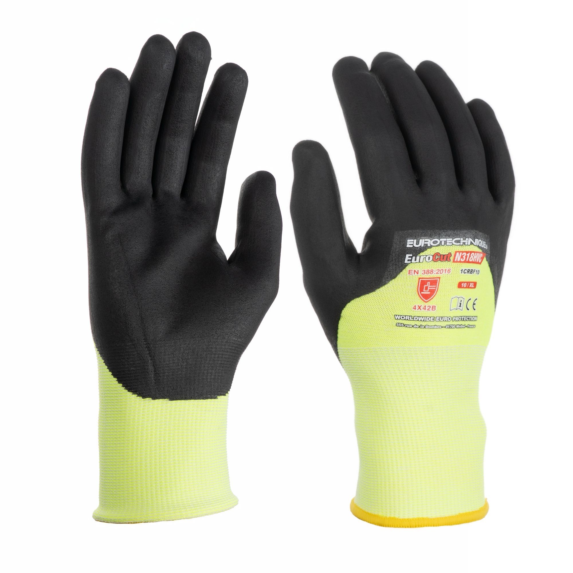 Перчатки EUROTECHNIQUE EUROCUT N318HVC, 11