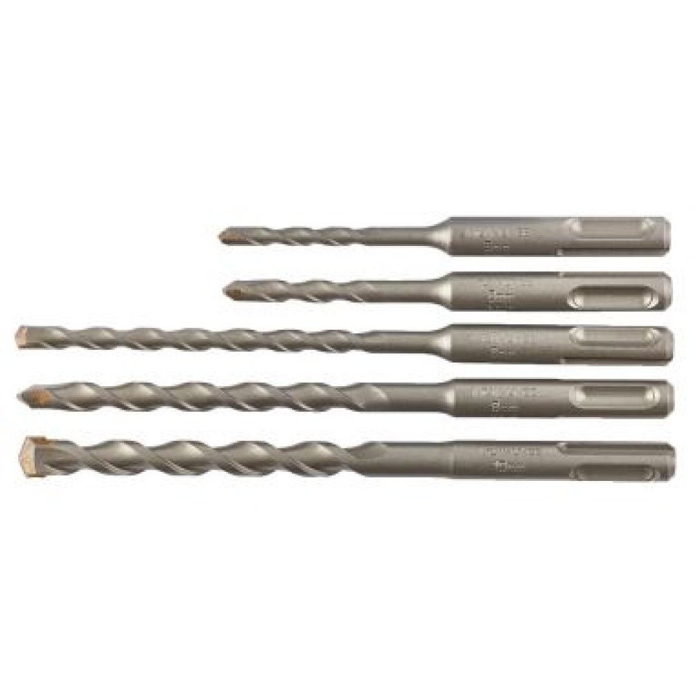 Набор буров SDS-Plus CONTRACTOR 5 шт. в кейсе, 5/6 х110 мм и 6/8/10 х160 мм