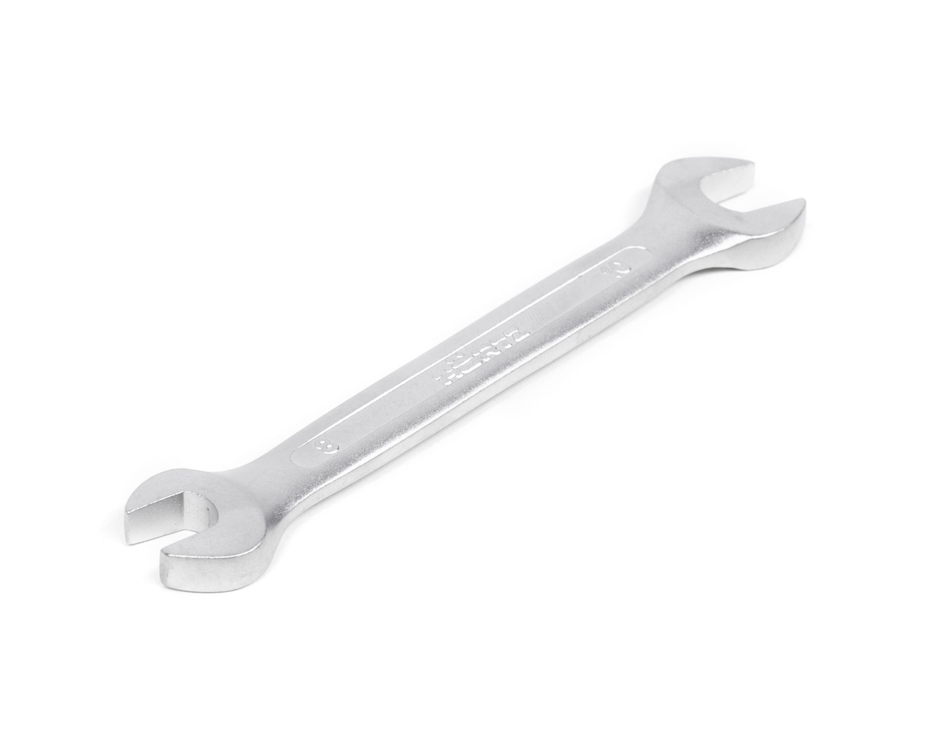 Ключ гаечный рожковый двусторонний 8х10 мм хромирование HORTZ (7811-0003)