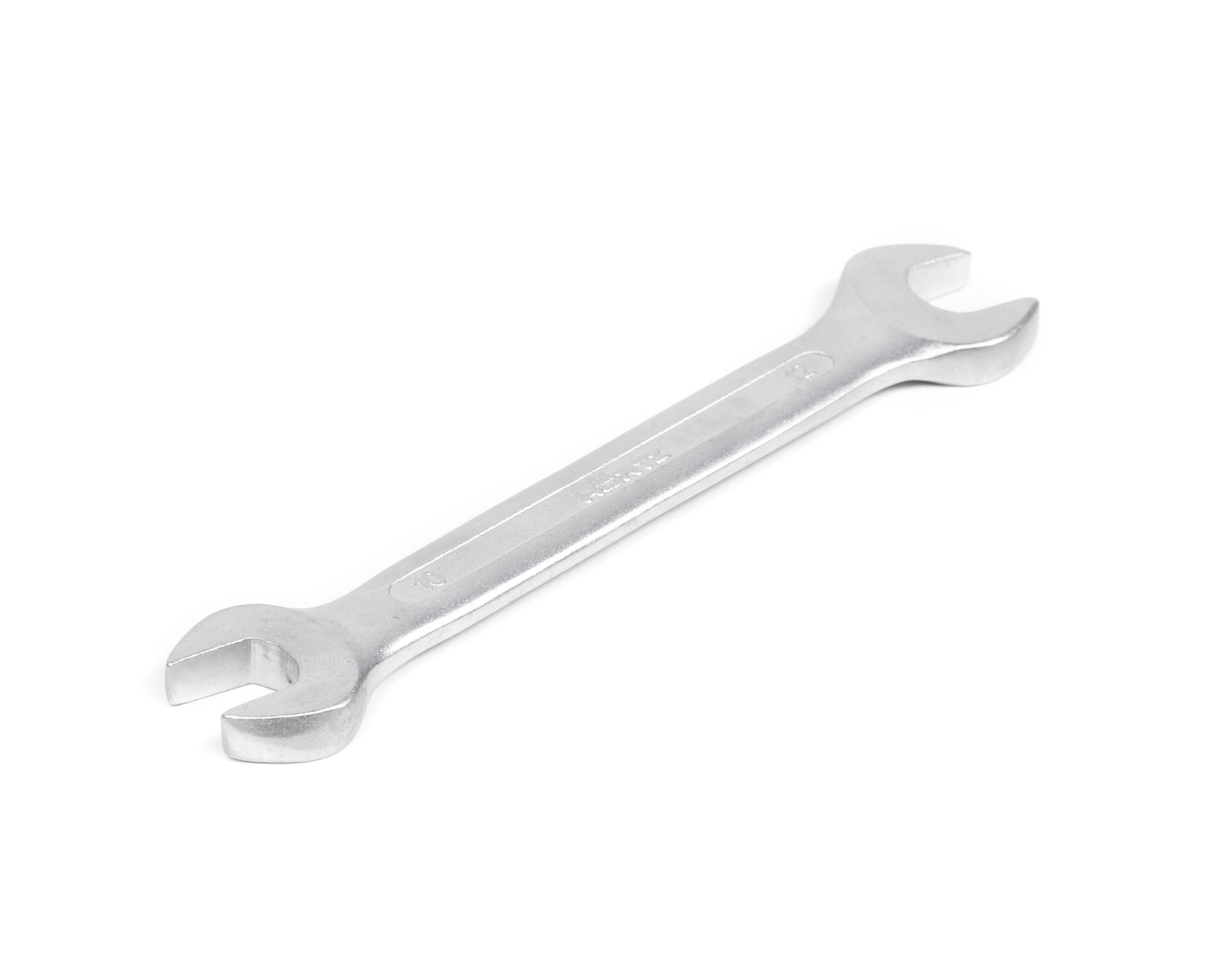 Ключ гаечный рожковый двусторонний 10х12 мм хромирование HORTZ (7811-0004)