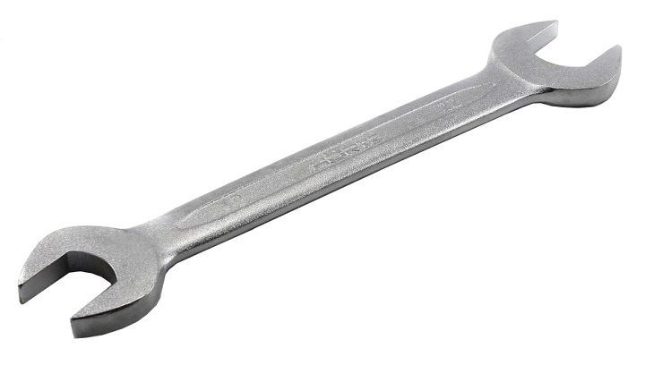 Ключ гаечный рожковый двусторонний 18х21 мм хромирование HORTZ (7811-0476)