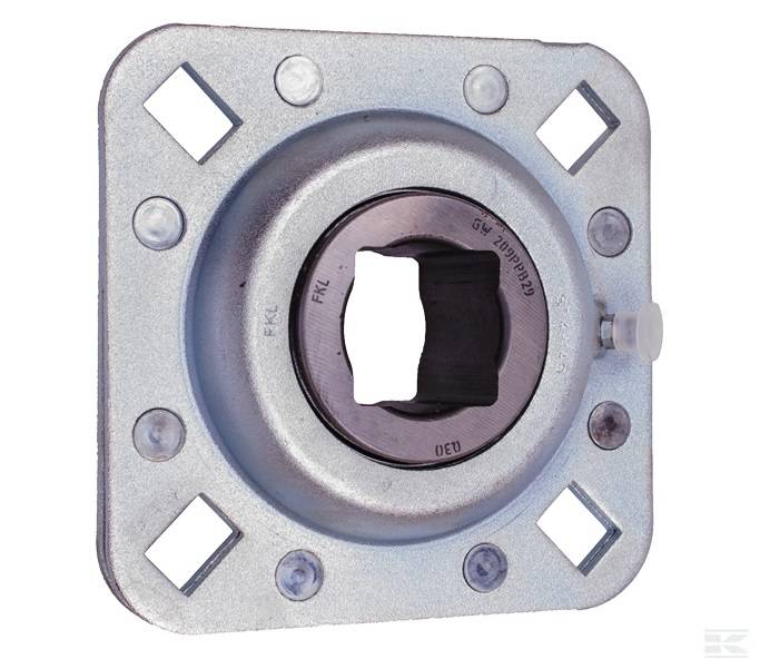 Корпус с шарикоподшипником c квадратным центром