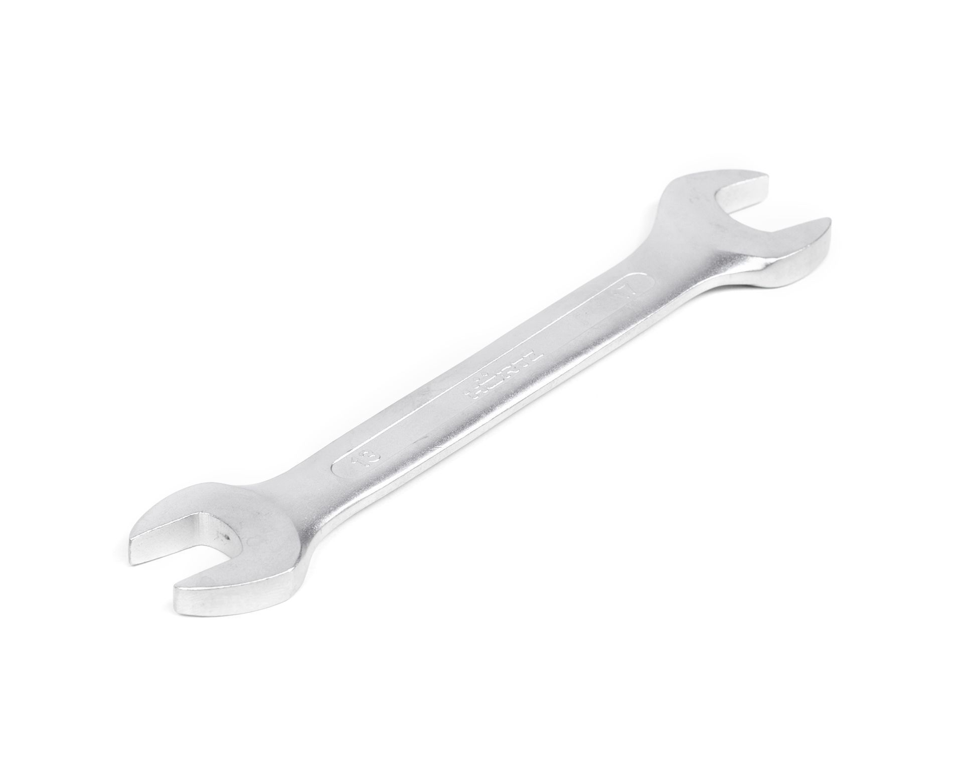 Ключ гаечный рожковый двусторонний 13х17 мм хромирование HORTZ (7811-0464)