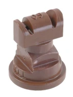 Форсунка плоская веерная двойная TTJ 110° 05, коричневая, пластиковая, TeeJet