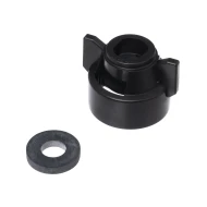 Колпачок с уплотнительным кольцом, черный