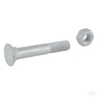 Болт с гайкой M12x75x30 мм, класс 12.9