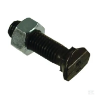 Болт пружинный+гайка 12х60 мм с овальной головкой