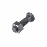 Болт плужный с гайкой 2 выст. ов. 12x45