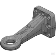 Петля сцепная с фланцем Ø50 мм, 110х100мм