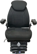 Сиденье с механической подвеской, тканевое