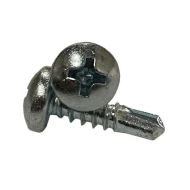 Саморез 2,9x13 со сверлом и полусферической головкой DIN 7504N, оцинкованный, 200 шт.