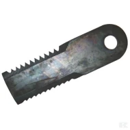 Нож соломоизмельчителя зубчатый Ø18 173x50x5