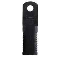 Нож соломоизмельчителя зубчатый Ø20 173x50x5