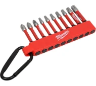 Биты SHOCKWAVE™ наб. 10ед. GEN III в держ. с караб. №1 (10x50мм: PH/PZ/TX)