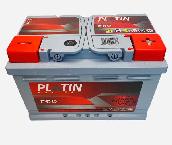 Аккумуляторная батарея 6СТ-75 PLATIN PRO  (57540) оп фото 